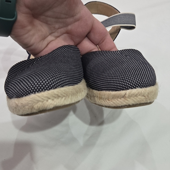 Lifestride Kimmie Espadrille Wedge Velocity 2.0 Navy Almond Milk Coastal 9.5 - Picture 7 of 12